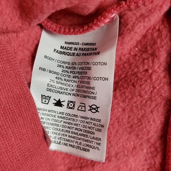 Nike Women’s Crewneck Sweatshirt Size XS Pink Pullover Glitter Silver Logo Graph - Picture 5 of 6